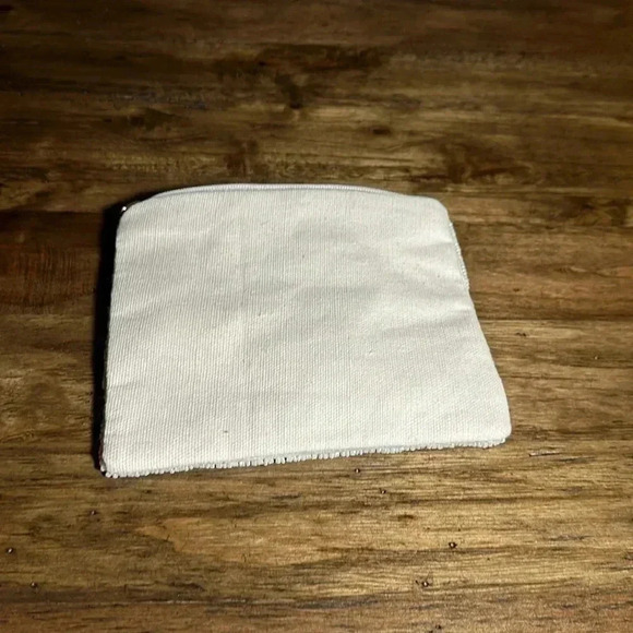 NWOT Congrats Multi Color Beaded Coin Zippered Pouch Bag Purse Shirdee - Picture 6 of 8